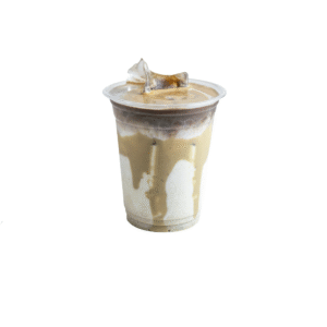 Iced pistacho latte